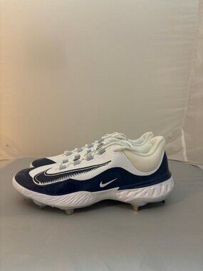 Nike alpha huarache elite 4 low blue white baseball cleats mens sz 13 fd2745 103